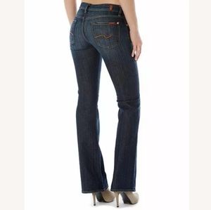 7 FOR ALL MANKIND Women Blue Jeans Bootcut Size 26